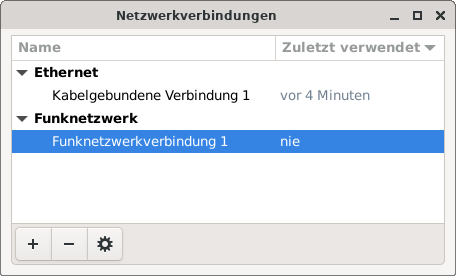 Netzwerkmanagement unter Xfce