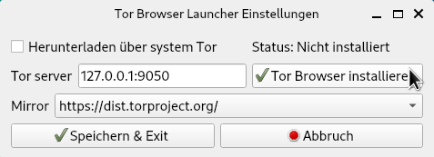 TorBrowser: Herunterladen der aktuellsten Version