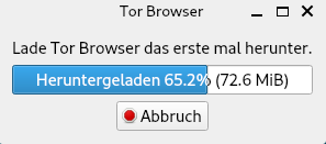 TorBrowser: herunter laden