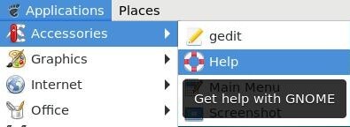 Gnome Flashback includes Gnome Help Center