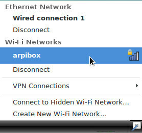 Network management on Xfce