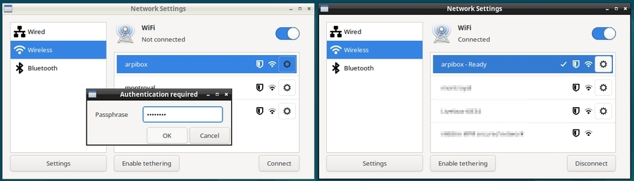 ConnMan: connect to wireless network