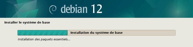 Installation du système de base