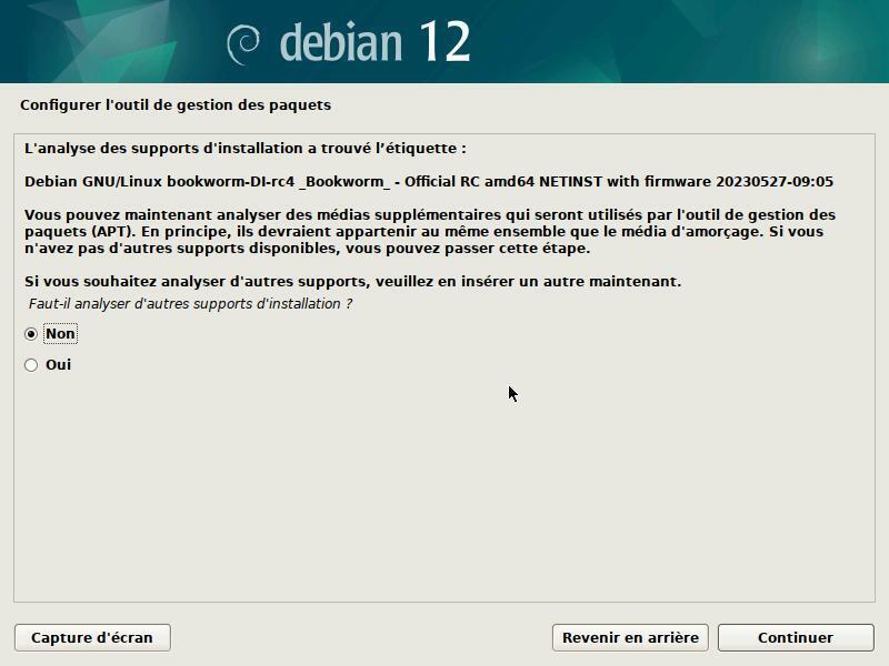 Installation : insertion d’un support additionnel