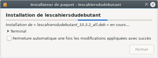 GDebi : installation d’un fichier .deb