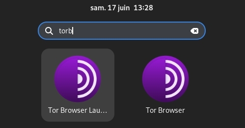 TorBrowser : lancer l’installateur