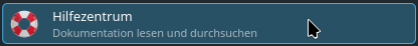 Start des KDE Hilfezentrums
