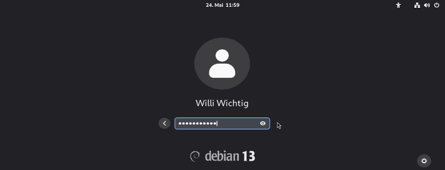Gnome: Passwortabfrage bei der Anmeldung