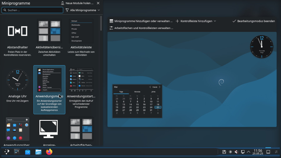 KDE und die grafischen Komponenten