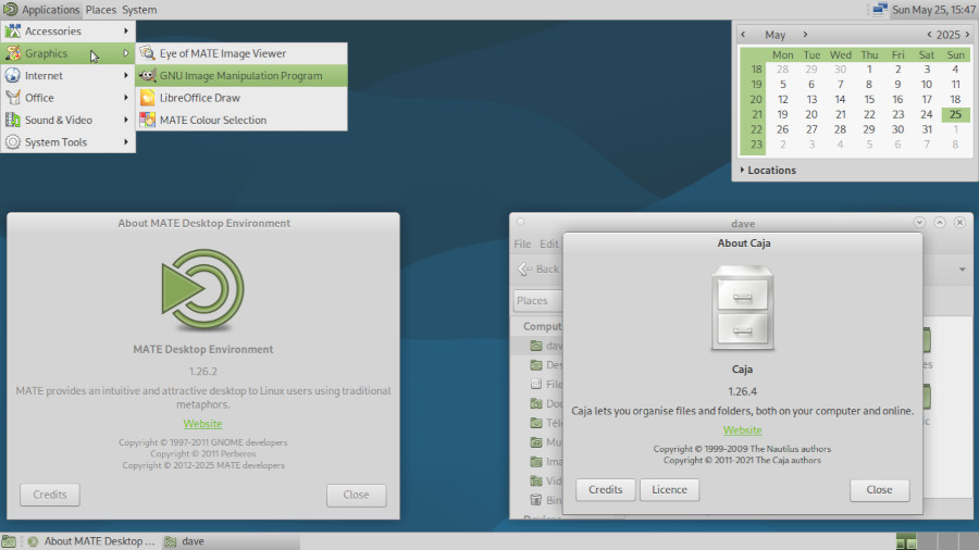 MATE desktop on Debian