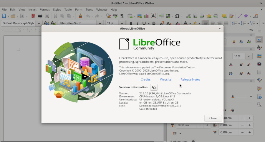 Libreoffice: default view