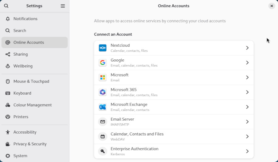 Gnome-Shell: All Settings Panel