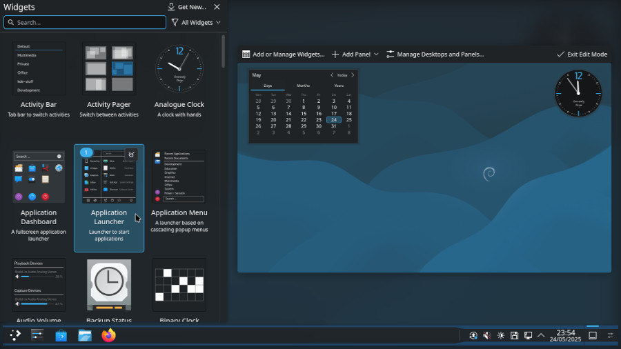 KDE and the graphical components