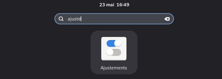Lancer la personnalisation de Gnome-Shell