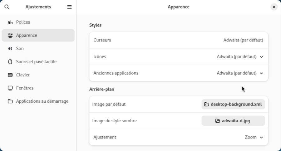 Gnome-Shell : configuration de l’interface