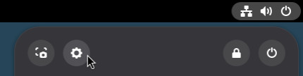 Lancer la configuration de Gnome